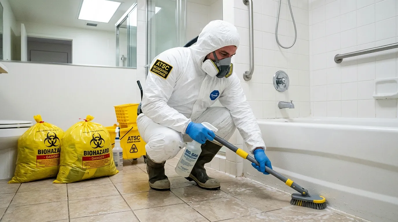 Decontamination equipment deployed for Blood Cleanup in Mound